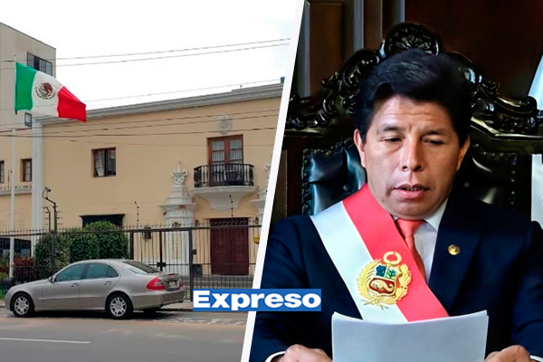 Diario expreso - Pedro Castillo dice que sólo iba «de paso» a embajada de México