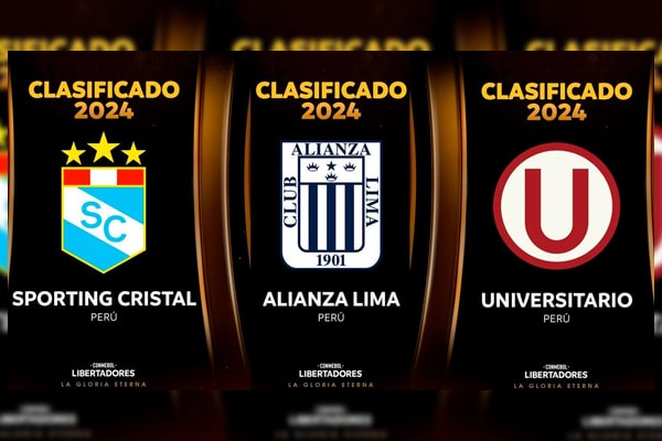 Diario expreso - Clasificados a la Copa Conmebol Libertadores: Alianza Lima, Cristal y Universitario