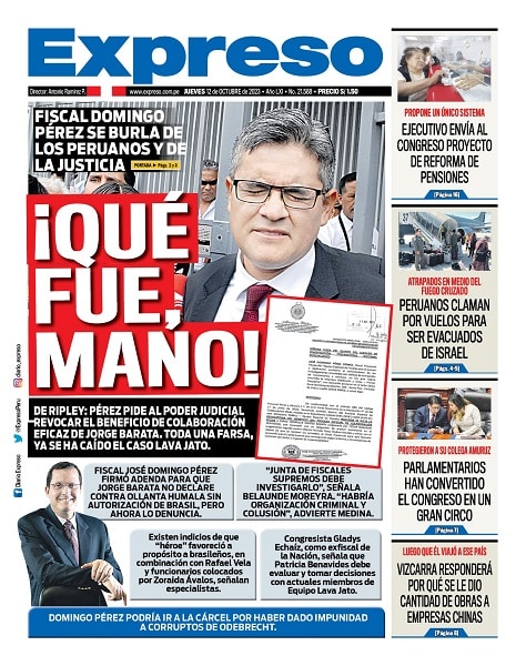 Diario expreso - Portada del día